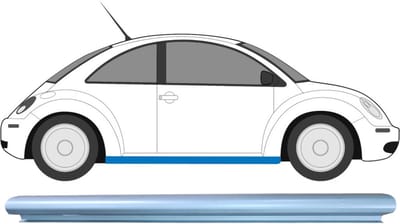 Reparatie dorpel voor Volkswagen New Beetle 1998-2005 / Rechts