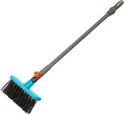 GARDENA Kinderbezem Combisysteem 78 cm – Bezem Kind met Steel – Schoonmaak Speelgoed voor Kinderen – Stevige Speelgoed Bezem voor Binnen en Buiten