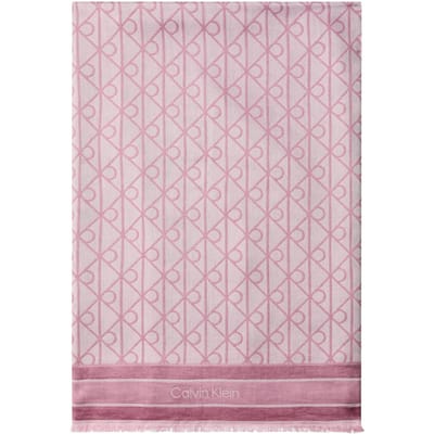 Calvin Klein Emblem Aop Jacquard Scarf Cradle Pink Taglia: OS | Sciarpe Outlet | Donna | Rosa