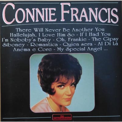 CD CONNIE FRANCIS - Connie Francis CD361 The Entertainer 1996 Europa ObiJazz Gebruikt gray