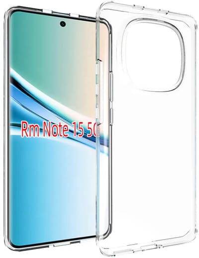 MobyDefend Hoesje - Geschikt voor Xiaomi Redmi Note 15 5G - Transparante TPU Backcover - Volledig Doorzichtig