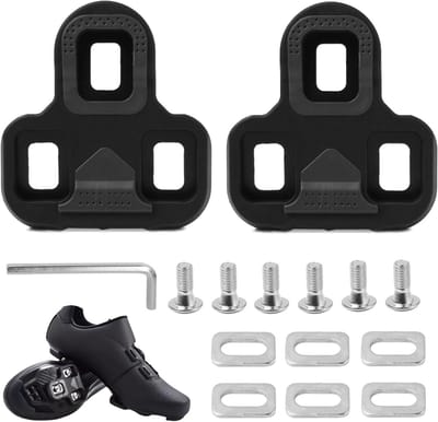 Bicycle Cleat Set voor Look Keo Blade 2 Pedalen - 3-Hole Grip Systeem, 4.5° Float, Geschikt voor MTB en Racefietsen, Ideale Fietsaccessoires