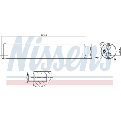 Droger, airconditioningsysteem NISSENS 95801
