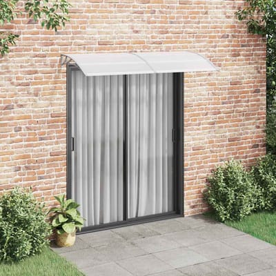 vidaXL - Deurluifel - 200x75 - cm - PC - grijs - en - transparant