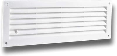 Deurventilatierooster - Deurrooster MV450 - Luchtcirculatie Creëren - Afsluitbaar Rooster - 95 x 432 mm - Wit
