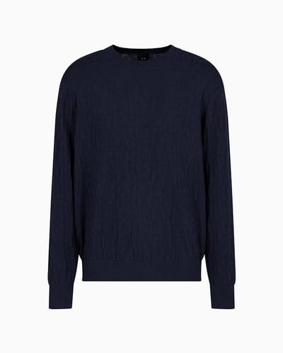 Armani Exchange 6dzm1r-zm4dz Trui Blauw L Man
