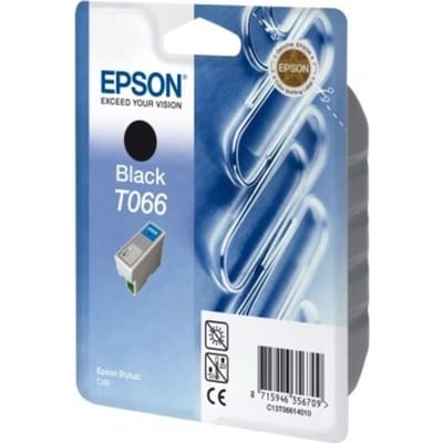 Epson T066 inktcartridge zwart (origineel)