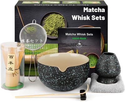 Lexium matcha starterkit -matcha set - matcha kit - matcha thee kit - matcha - matcha klopper - matcha whisk - matcha kom - matcha poeder - matcha thee set -