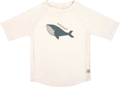 Lässig Zwemshirt Rashguard Korte Mouw Splash & Fun Whale milky, 03-06 mnd. Maat 62/68