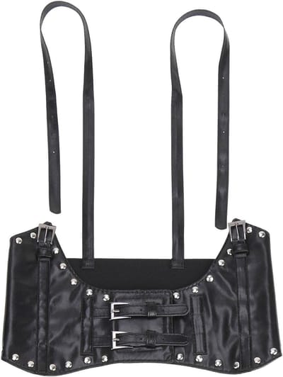 Dames Riem - Tailleriem Harnas - Mode Accessoire - Verstelbaar Design - 35x20x2 cm - Zwart