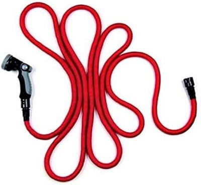 Uittrekbare Tuinslang - Flexibele Slang - Tuin Bewateren - Bamboe Materiaal - 5-15 meter - Rood
