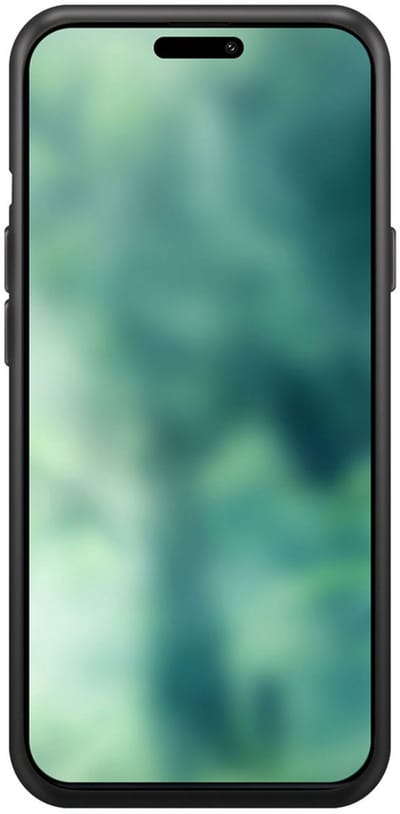 Xqisit NP Silicone Case Anti Bac Recycled hoesje geschikt voor iPhone 15 Pro Max - Zwart