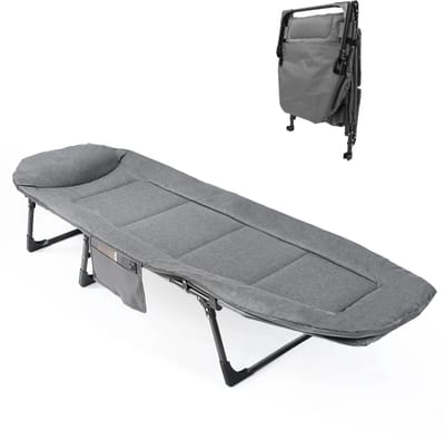 Lifero Camping Bed - Veldbed - Strand Bed - Strand Ligstoel - Strand Bed - Stretcher - Logeerbed - 5 Lig Posities - Zwembad Bed