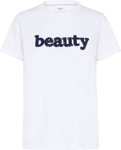 Saint Tropez OleniSZ T-Shirt Dames T-shirt - Bright White
