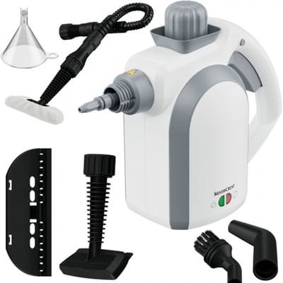 SILVERCREST® Handstoomreiniger – 1050W Stoomreiniger & Vlekkenreiniger – Compacte Handstomer voor Bank, Tegels & Badkamer – 3 Bar Druk – 250ml Watertank