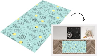 Keukenloper - Loper keuken - Patronen - Zaad - Planten - 120x60 cm - Keukenloper vinyl