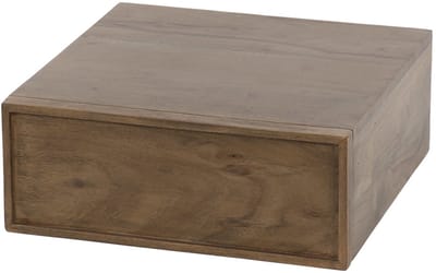 Giga Meubel Nachtkastje Frame - Bruin Acaciahout - 35x35x14cm