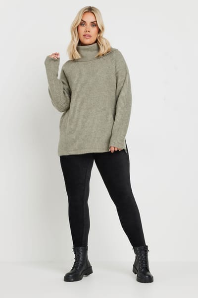 Yours Legging Van Corduroy In Zwartsize 42