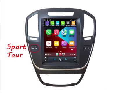 Autoradio 1/32GB met Carplay en Android Auto | Geschikt voor Opel Insignia 2008-2013 | radio met navigatie | 2008 2009 2010 2011 2012 2013 | Met sport en tour knop