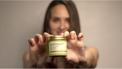 EcoCert Zachte gezicht crème scrub met olijfolie en avocado 200ml