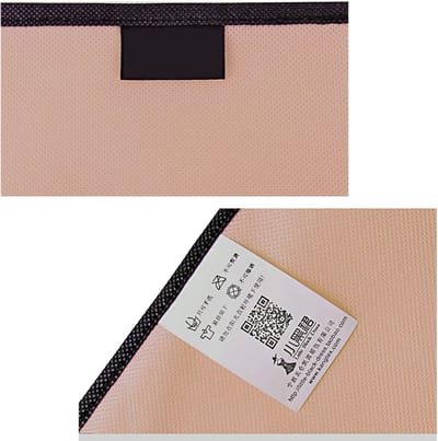 Kledinghoes Lange Jurken - Beschermhoes Kleding - Kleding Opbergen - Ademend Stof - 140 cm Lengte - Zwart