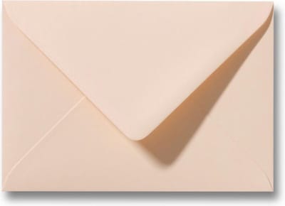 Envelop 11 x 15,6 cm Abrikoos 25 stuks
