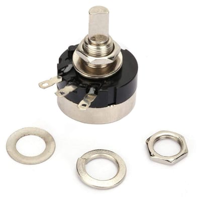 5K Ohm Koolstoffilm Potentiometer Enkele Cirkel 2W Lineaire Taper Hoge Nauwkeurigheid