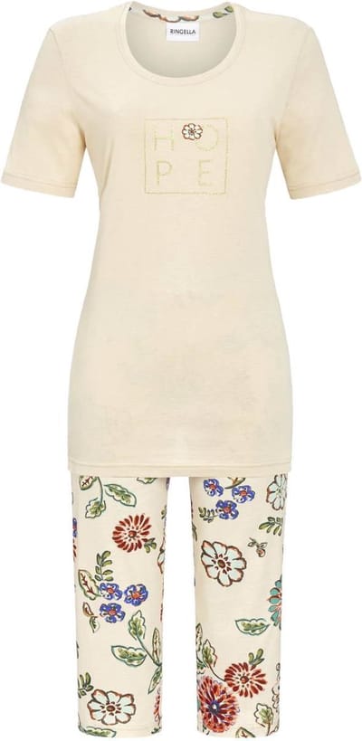 Zandkleurige pyjama hope Ringella