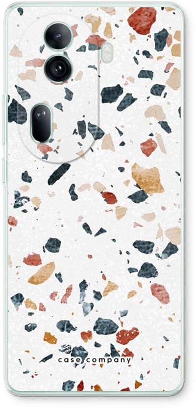 Case Company® - Hoesje geschikt voor Oppo Reno 11 Pro hoesje - Terrazzo N°4 - Soft Cover Telefoonhoesje - Bescherming aan alle Kanten en Schermrand