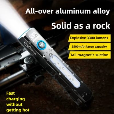 SQ03 Aluminium Waterdichte Oplaadbare Zaklamp Super Heldere LED Hoge Lumen Magnetische Handheld voor Camping Outdoor127
