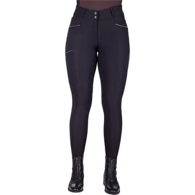 QHP Rijbroek Julin Full Grip Zwart - 42