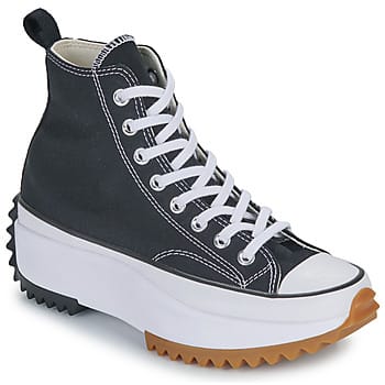 Baskets Converse Run Star Hi Noires Unisexe Blanc Gomme 166800C 39