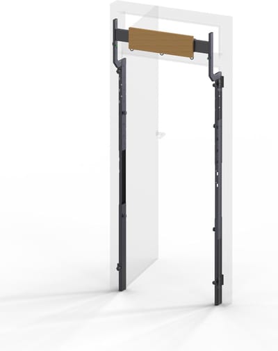GripHero Baseframe - Home Gym (instelbaar op bijna elke deurpost - Optrekstang / Pull up bar - Installeren zonder gereedschap - Fitness thuis sporten