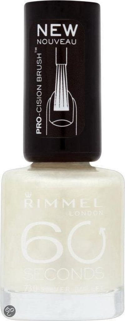 Rimmel 60 seconds finish Nagellak - 730 Silver Bullit