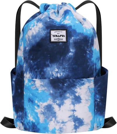 Waterdichte Trekkoord Tassen Rugzak Grote Gymtas Trekkoord Dagrugzak Unisex voor Vrouwen Mannen Dagelijks Leven Outdoor Casual Sport Yoga School Strand Zwemmen