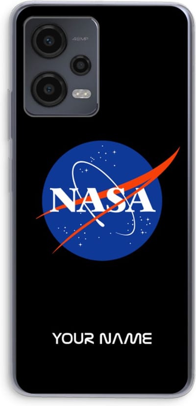 Gepersonaliseerd - Case Company® - Hoesje geschikt voor Xiaomi Redmi Note 12 hoesje - NASA - Soft Cover Telefoonhoesje - Bescherming aan alle Kanten en Schermrand
