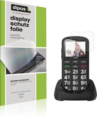dipos – 4x Matte Beschermfolie geschikt voor uleway G182 | Krasbestendige & antireflecterende Screenprotector Ultra-Thin
