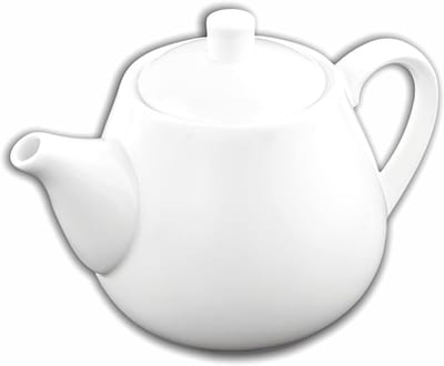 Wilmax - Porseleinen Theepot - 1000 ml in Geschenkdoos - Glas - 1 Stuk