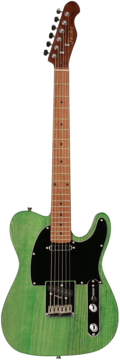 Elektrische gitaar - Met gratis lessen en gigbag - Fazley Coyote Plus - Groen