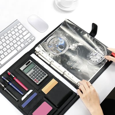 Zonnecalculator Notitieboek Papier Set Multifunctioneel Notitieboek Voor Werk Studie gray