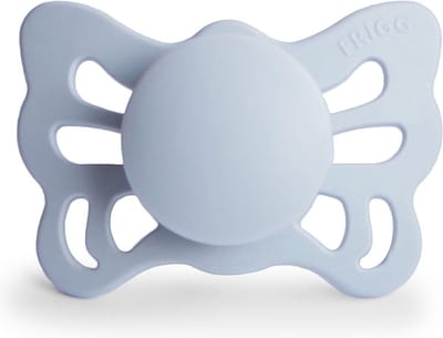 Frigg butterfly powder blue - silicone anatomisch - 0-6 maanden