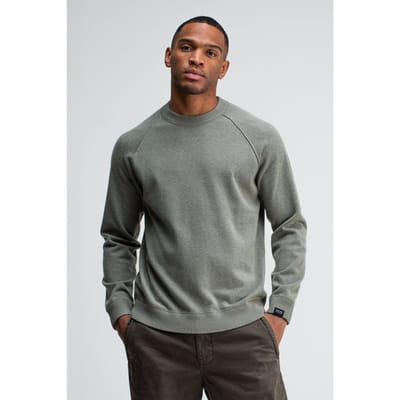 Butcher of Blue Clifton Sweat Crew Granite Green Maat: S | Sweaters Outlet | Heren | Grijs