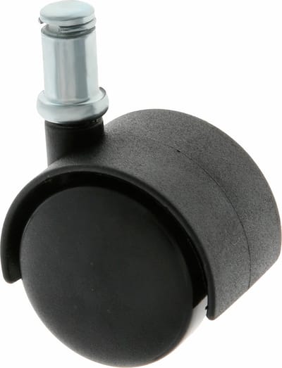 AMIG bureaustoel wieltjes - 1x - wiel D40mm - pin D11mm - zwenkwielen - standaard formaat - A merk