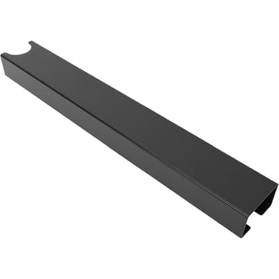 Goulotte de câble magnétique sous le bureau Goulotte de gestion des câbles Support de fils en alliage d'aluminium sans perçage pour bureau à domicile Espace de travail noir