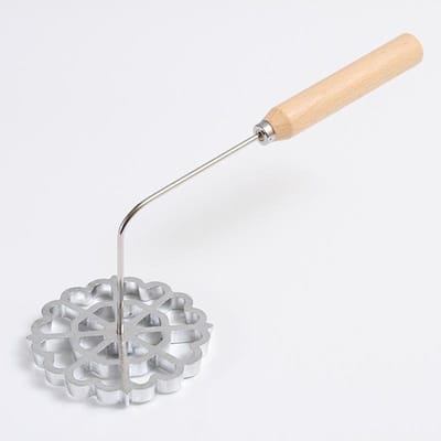 Aluminium Rosette Maker Mallen Bunuelos Mal Met Handvat Gebak Gereedschap Achappam Koekjesmaker Bakken Koken Keuken Accessoires beige