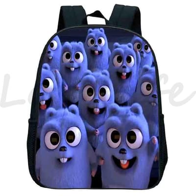 Zonlicht Grizzlybeer Kleuterrugzak Grizzy En De Lemmings Schooltas Kinderen Cartoon Rugzak Kinderen Boekentas cadeaus blue