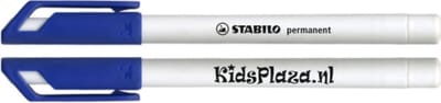 Permanent marker voor SOS polsbandjes - Waterproof fineliner - Watervaste pen - Lijndikte 0,7 mm - Blauw schrijvend