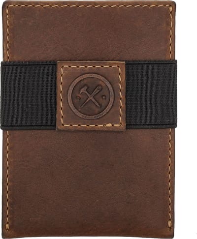 Hide & Stitches Japura Creditcard etui - Cognac - 100% Leer