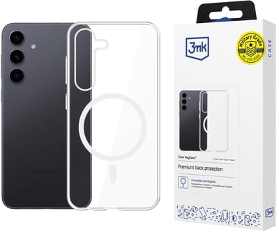 3Mk Clear Magcase Voor Samsung Galaxy S24+ Transparante Hoes