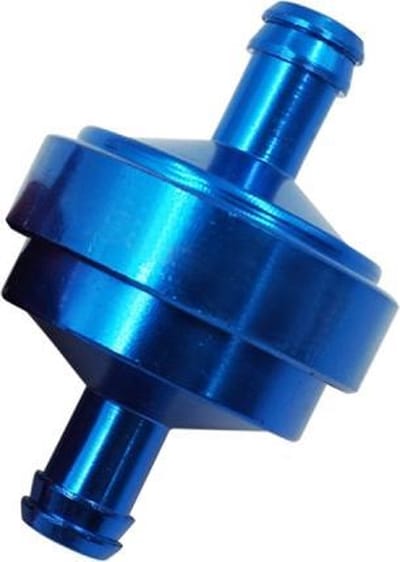 2 STKS Motorfiets Gemodificeerd Stuk CNC Aluminium Benzine Filter Benzine Cup Oliepot Filter (Blauw)